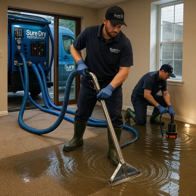 Water Extraction and Removal process in Overton County, TN